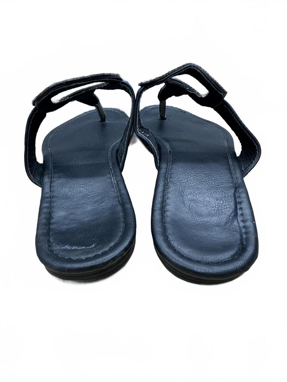 Black Sandals with Rhinestone Buckle - Picture 5 of 7